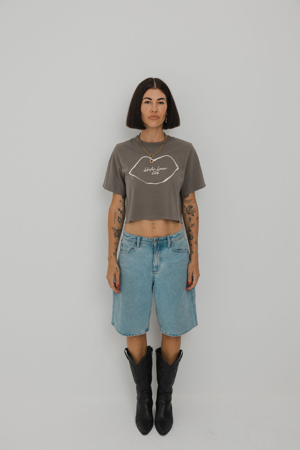 Lobster Lovers Cropped Tee