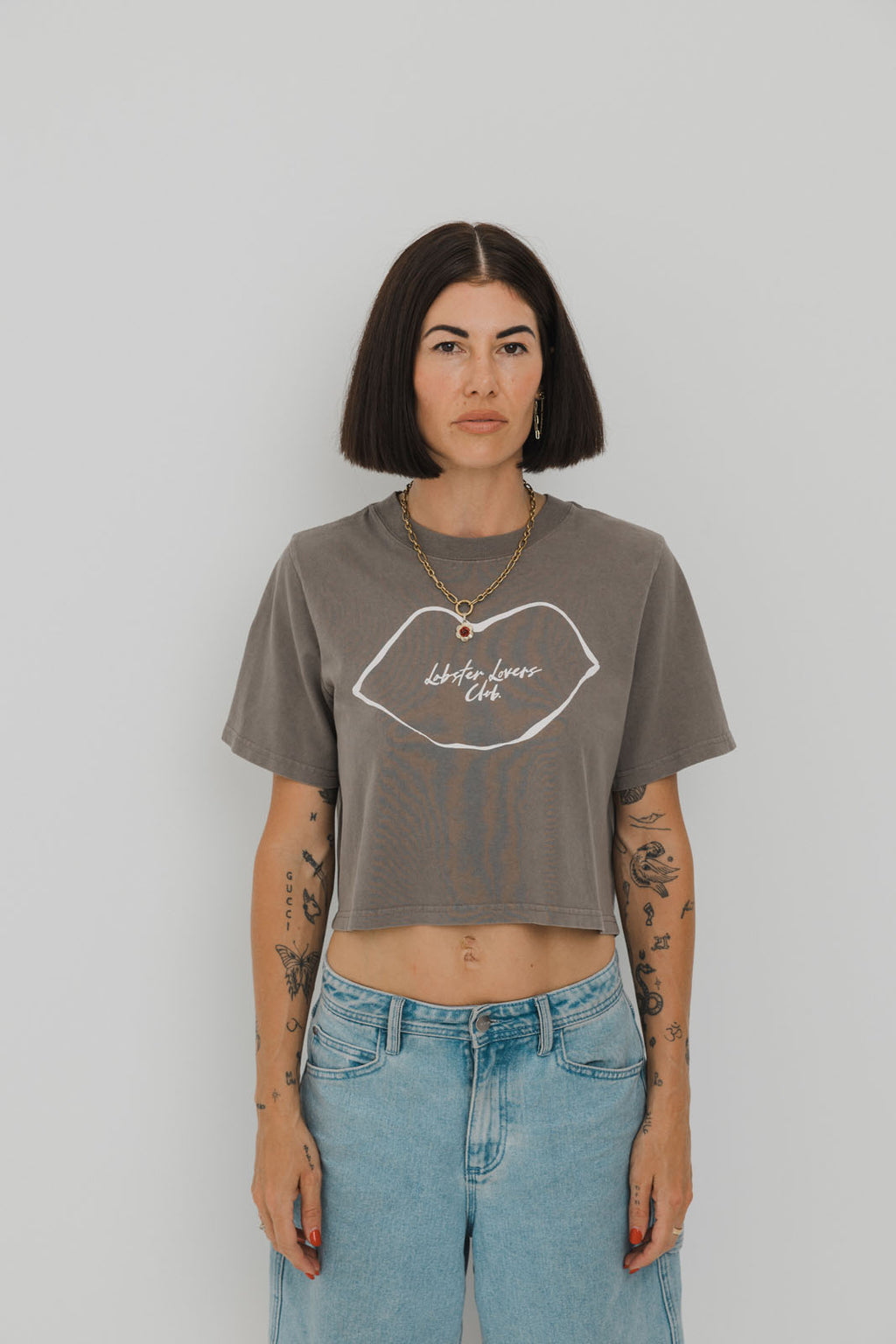 Lobster Lovers Cropped Tee