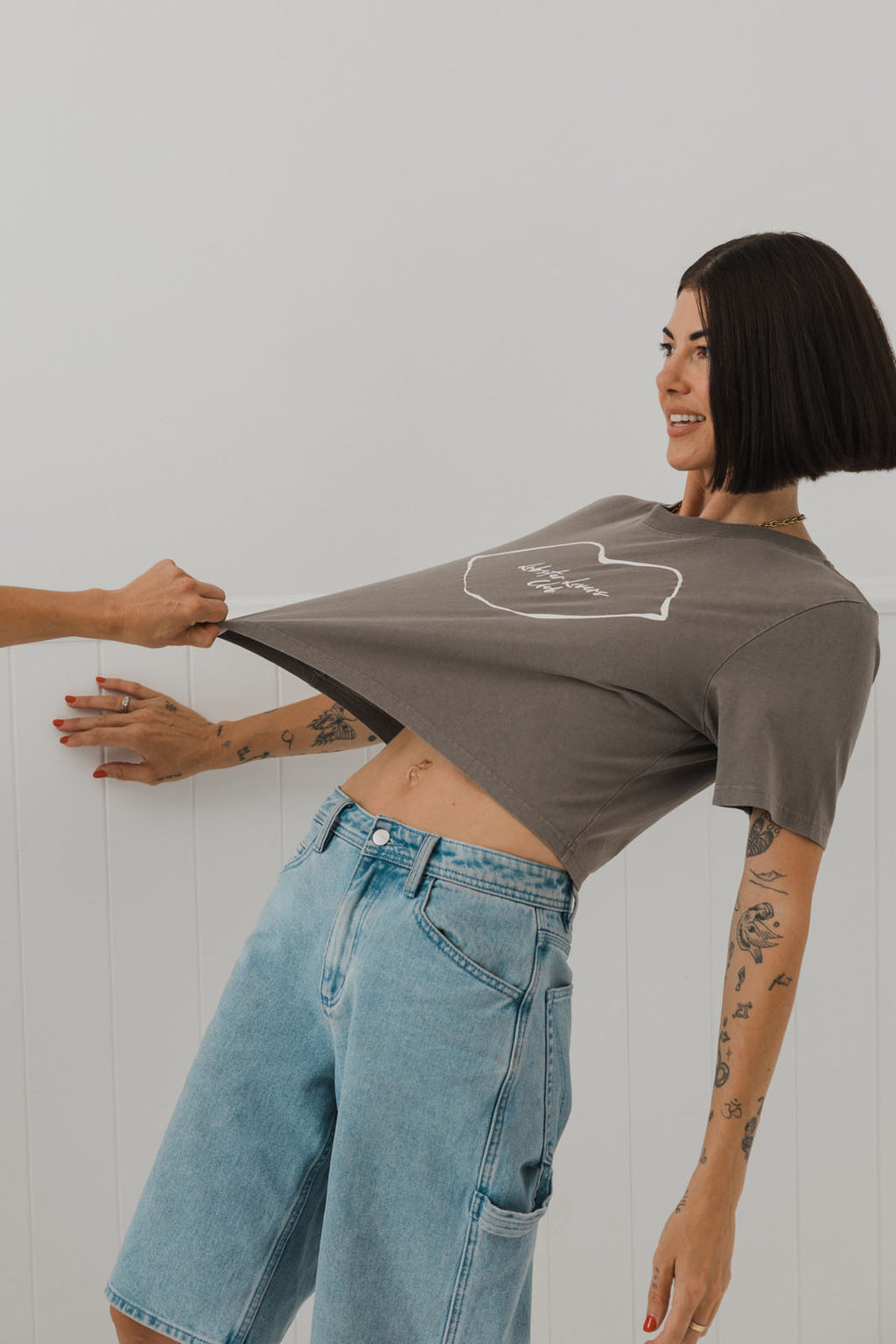 Lobster Lovers Cropped Tee